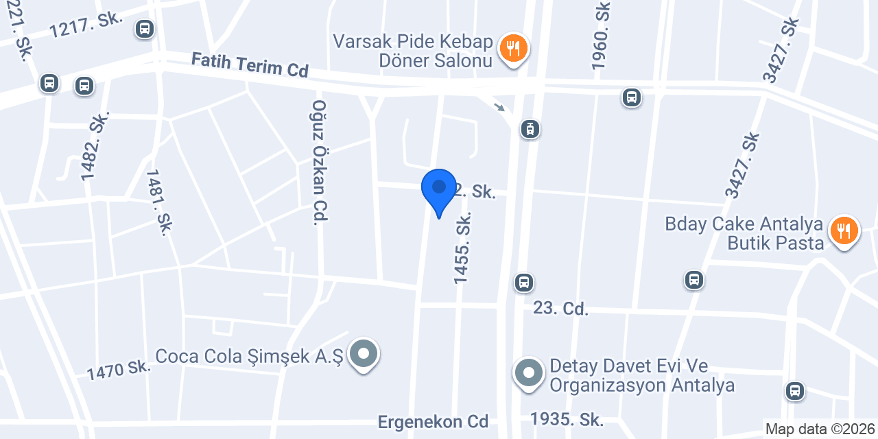 Değişim Catering konumu