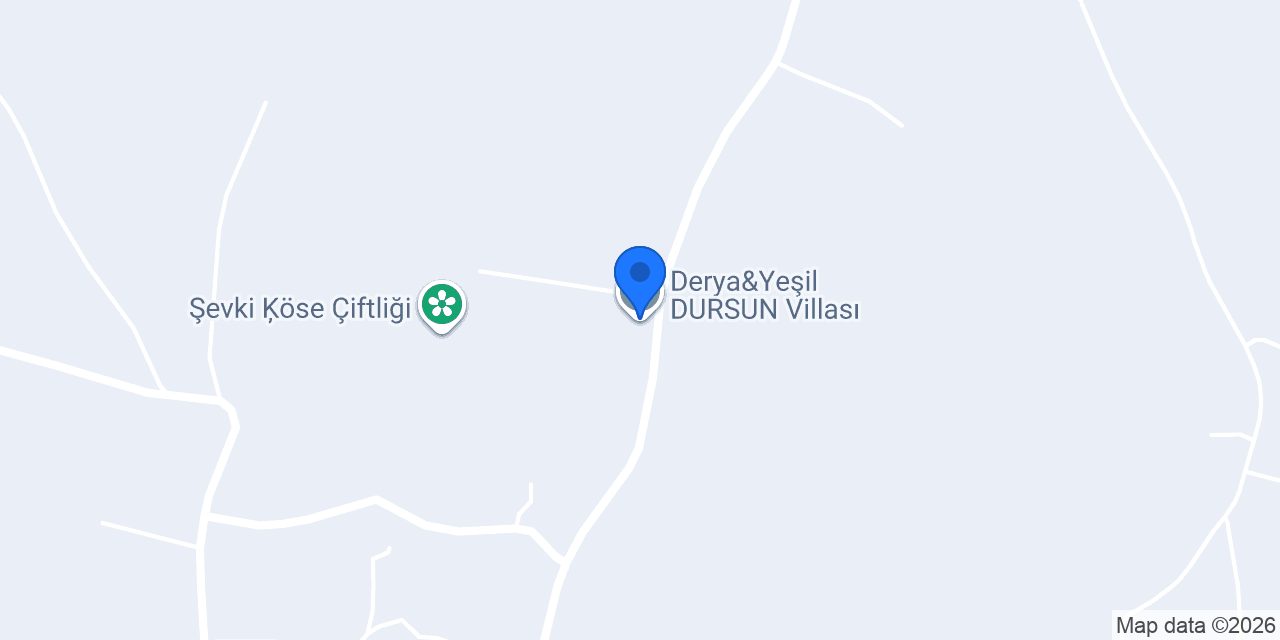 Derya&Yeşil DURSUN Villası konumu
