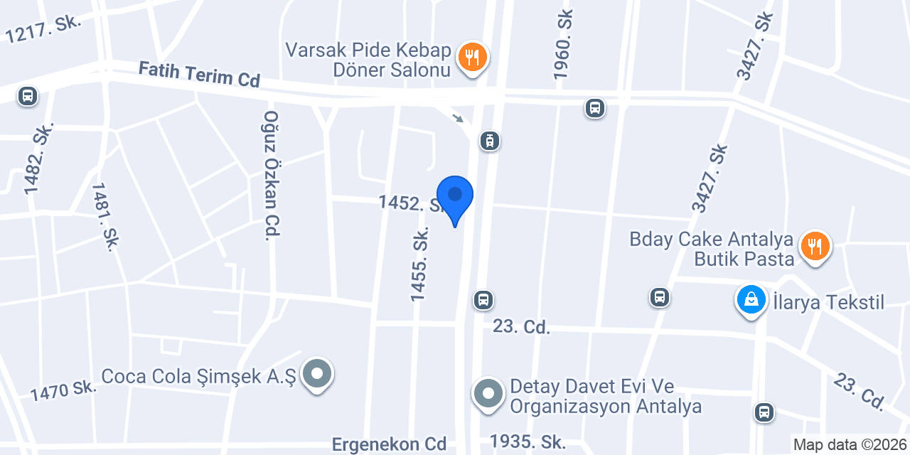 Dürümcü Bedir Usta(Varsak Şube) konumu