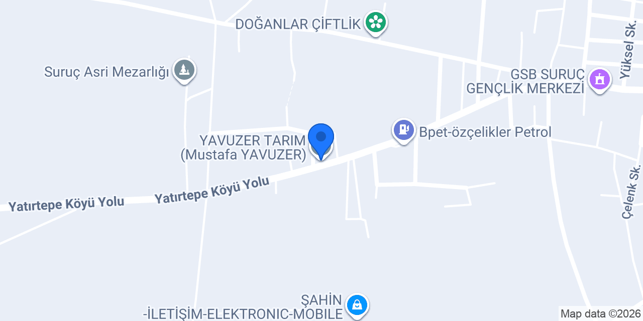 YAVUZER TARIM(Mustafa YAVUZER) konumu