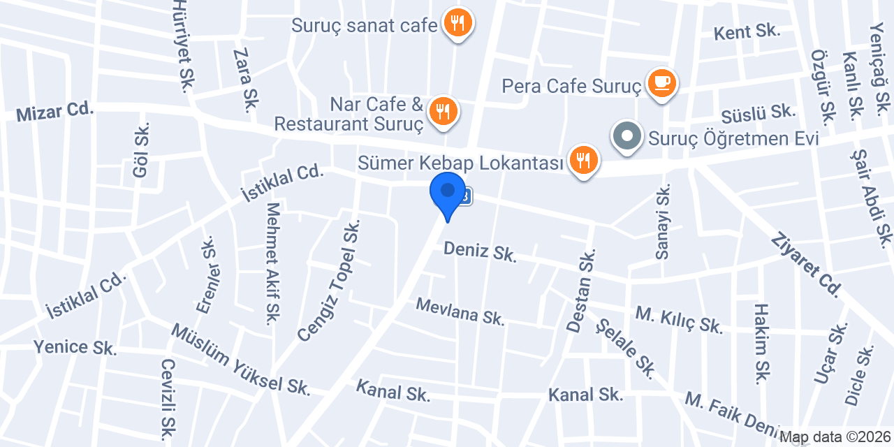 SURUÇ YENİ BİNGÖL konumu