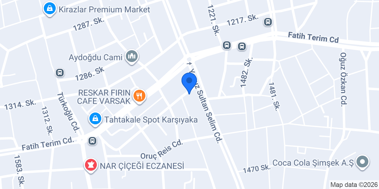 Antalya Buz Dünyası konumu