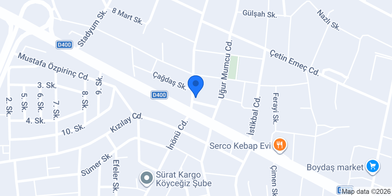 ESERİN YERİ konumu