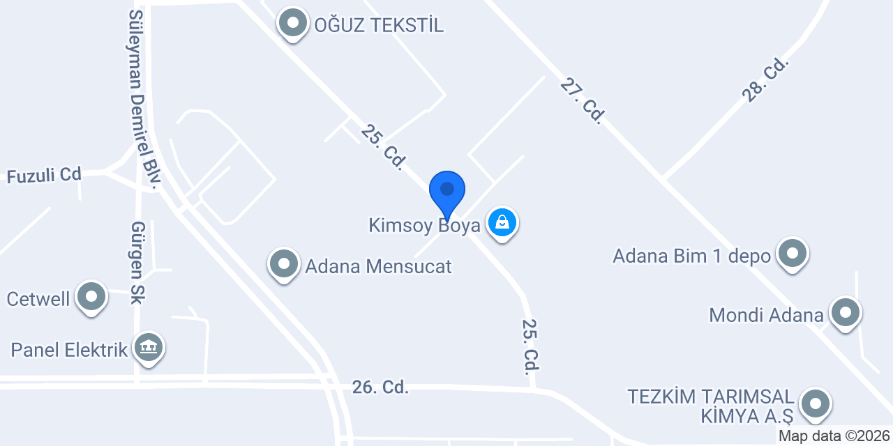 Toros Kumaş Apre Boya konumu