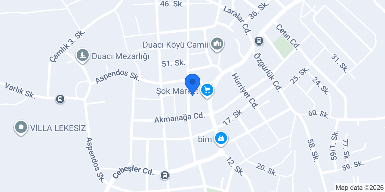 Duacı Eczanesi konumu