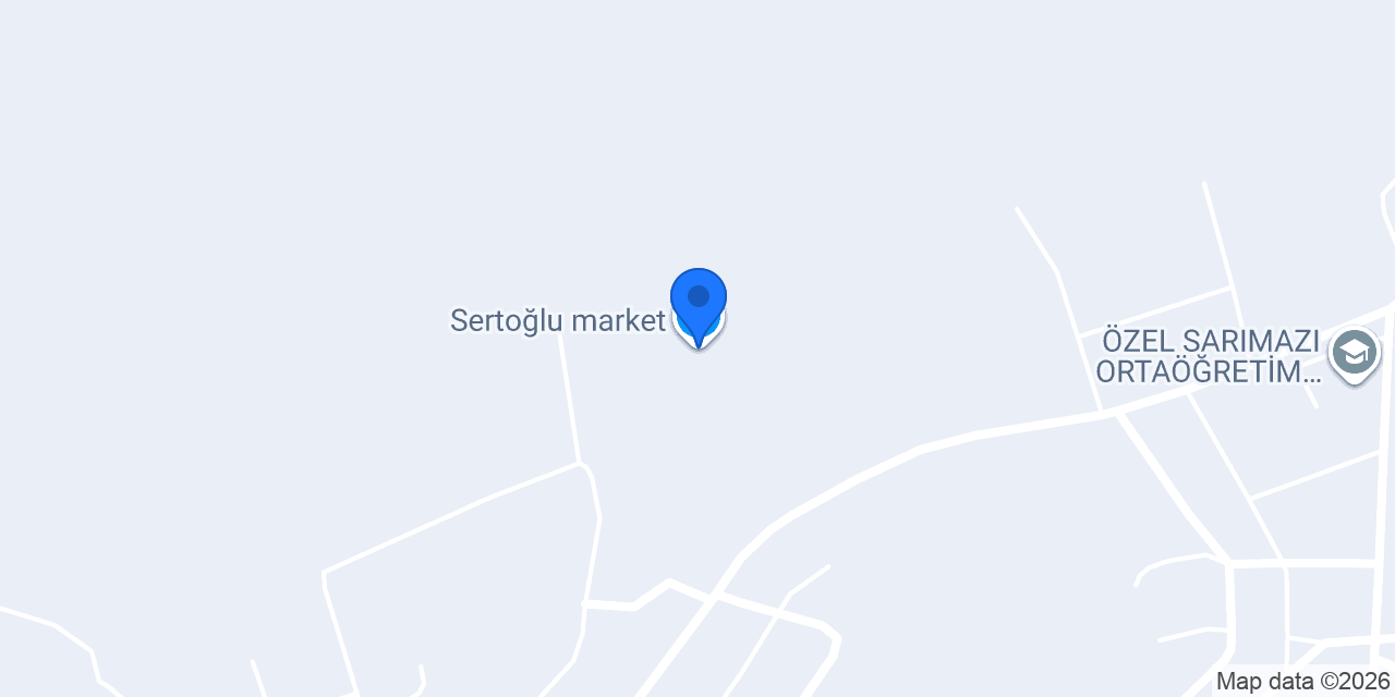 Sertoğlu market konumu