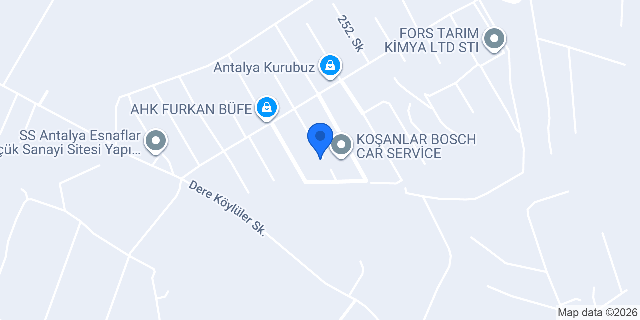 SERtem İstif Makinaları Forklift Bakım konumu
