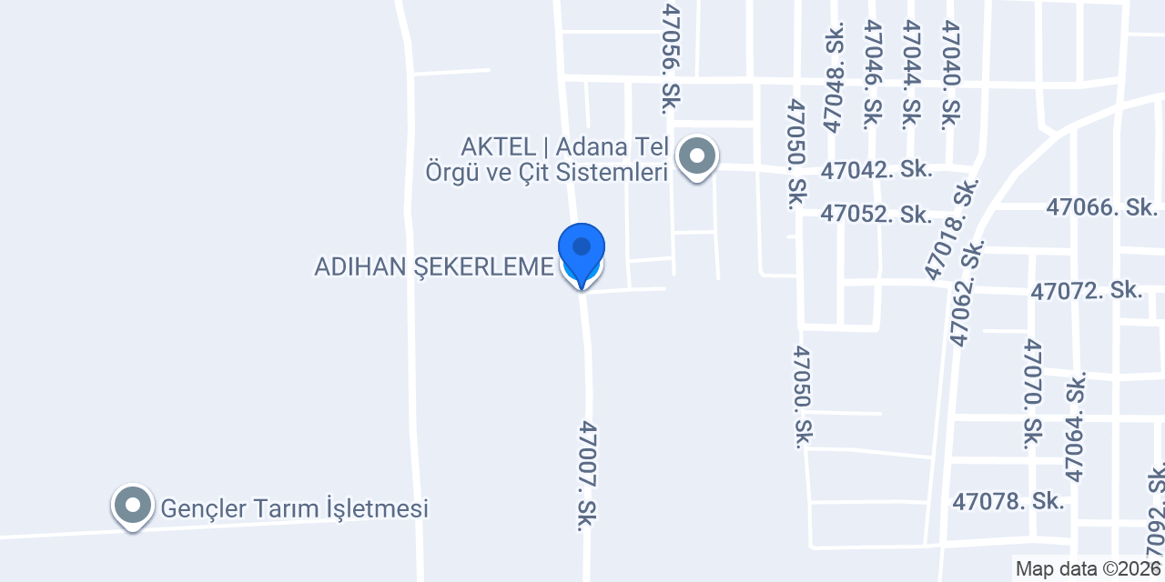 ADIHAN ŞEKERLEME konumu