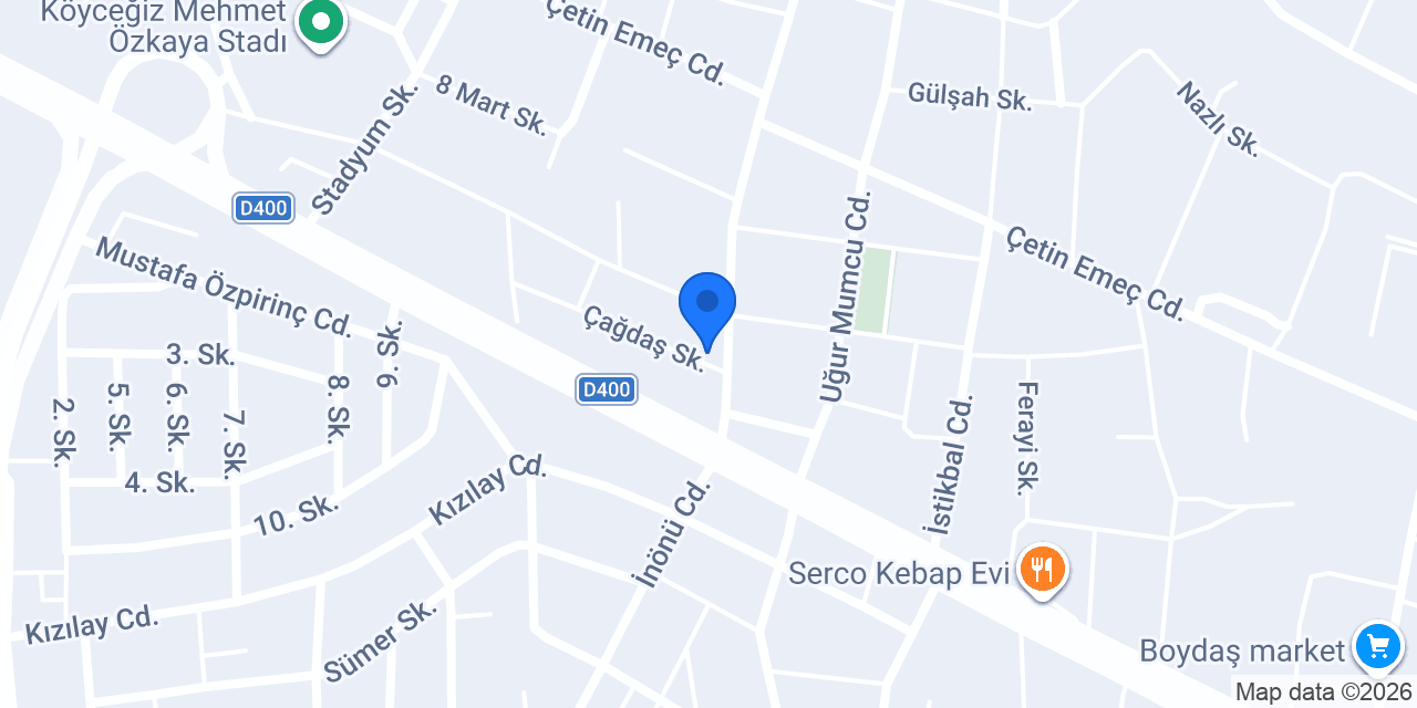 Köyceğiz NR Yapı İnşaat konumu