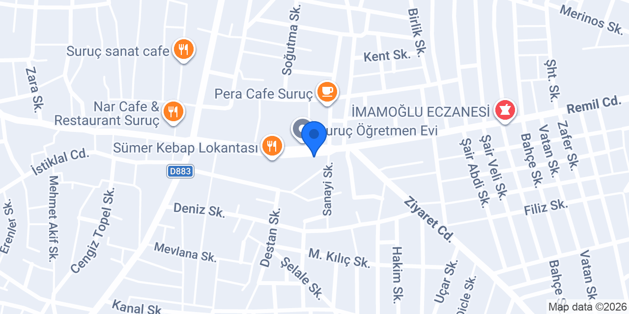 ÖZEL SURUÇ SAĞLIK KABİNİ konumu
