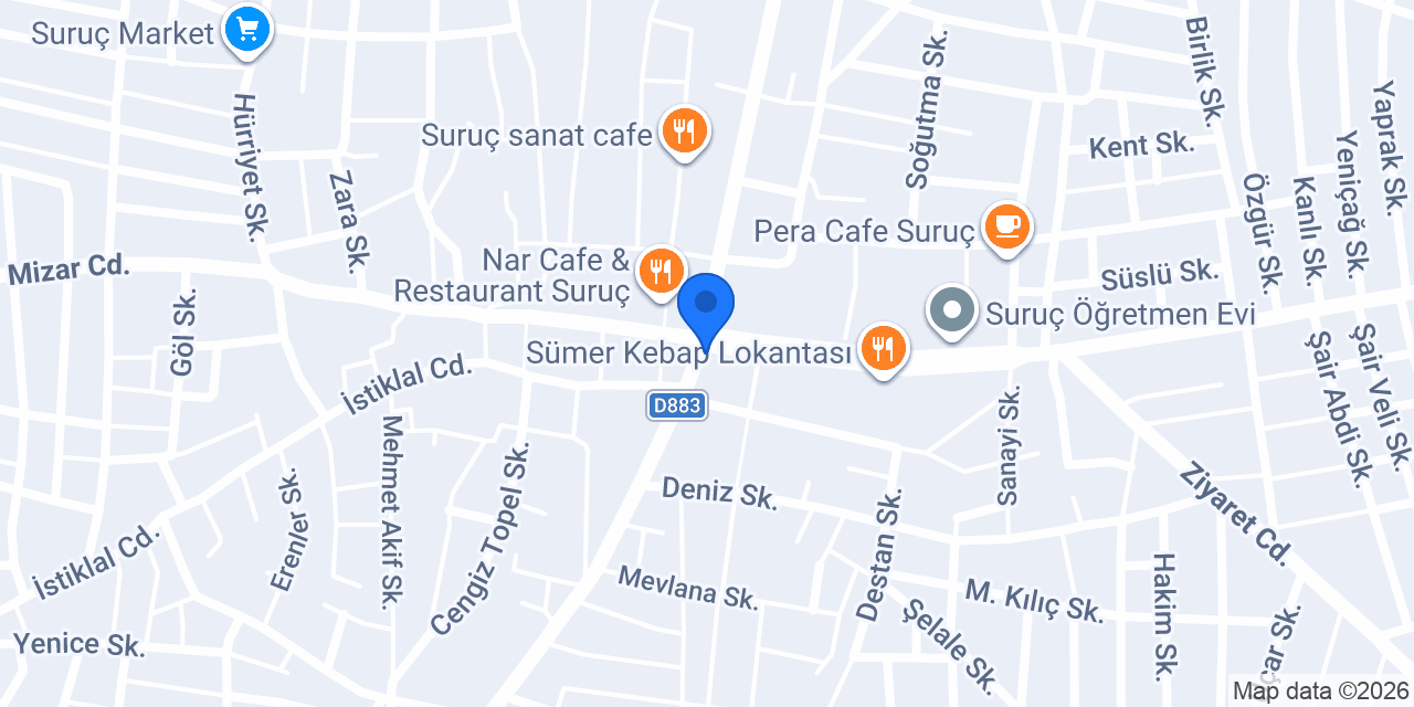 SURUÇ SİİRT PETROL TURİZM konumu
