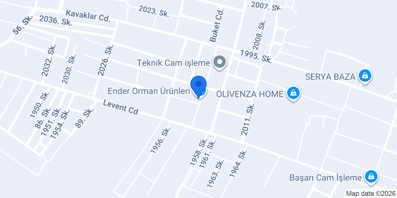 Ender Orman Ürünleri konumu