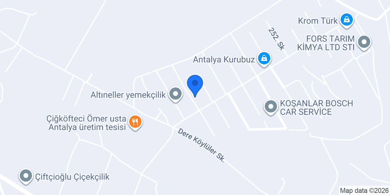Antalya Dekor Mobilya konumu