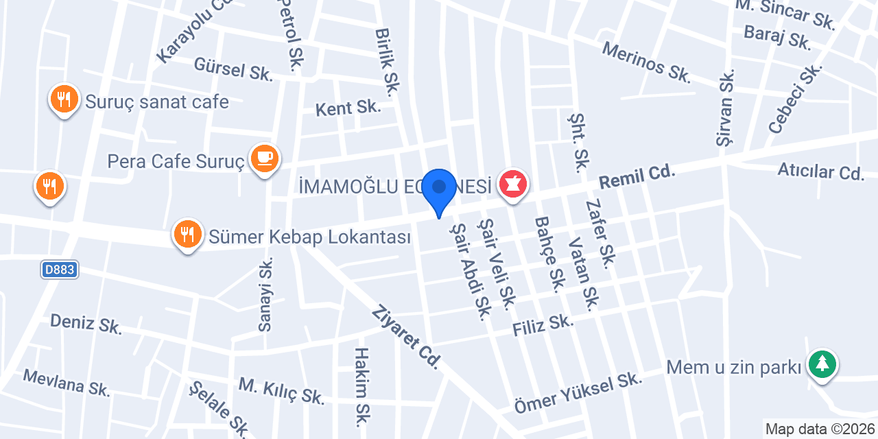 Aydin Pide Firini konumu