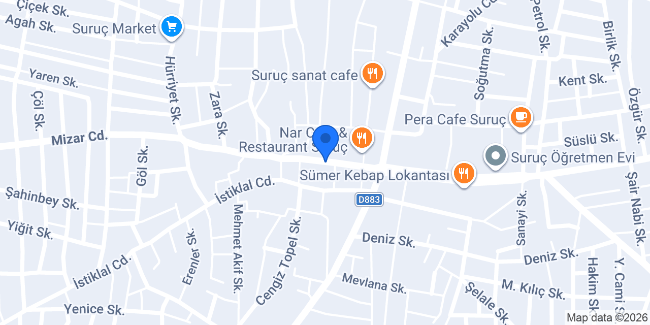 Köşem Döner konumu