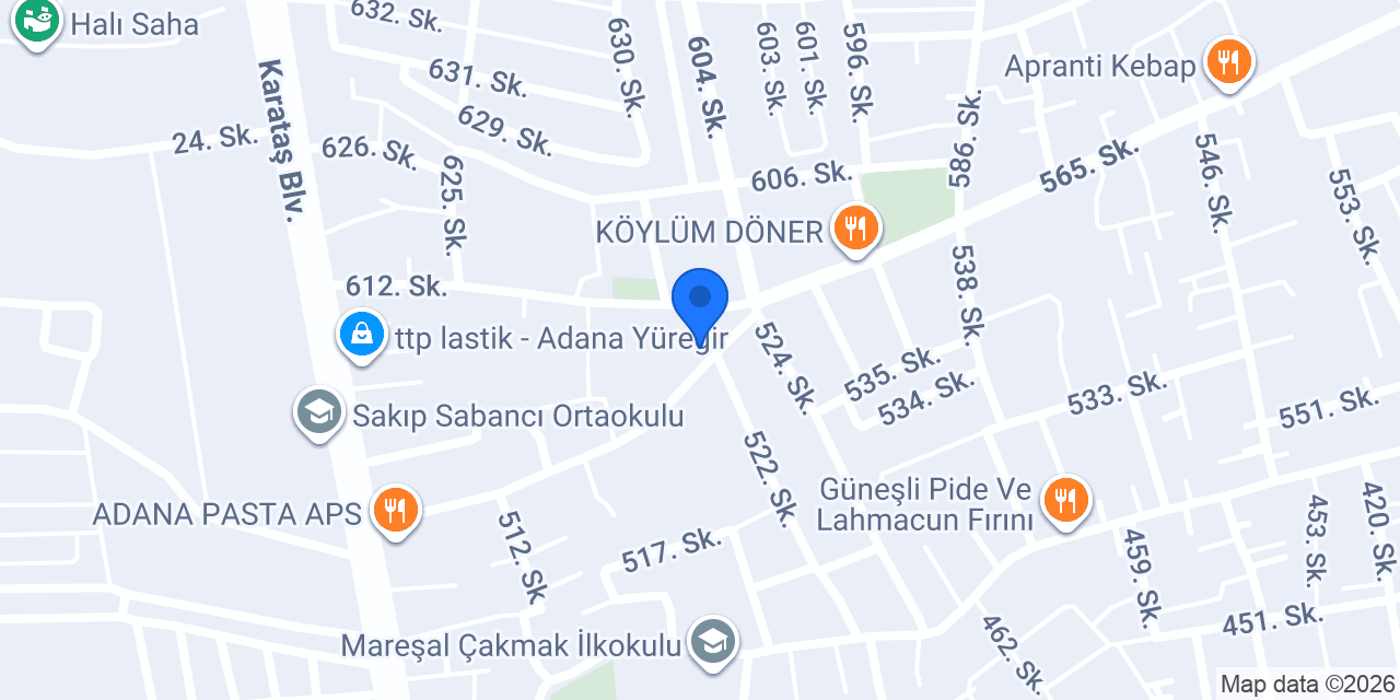 RAMAZANOĞLU TAVUK ET BALIK konumu