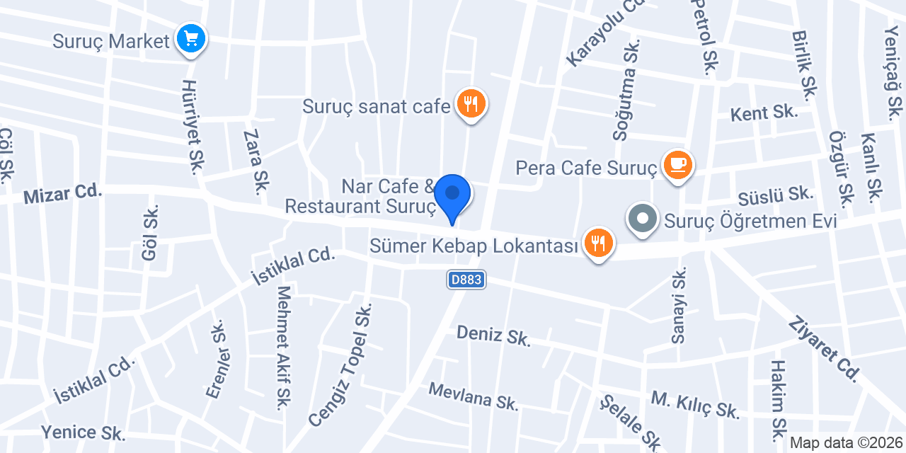 Suruç çilingir konumu