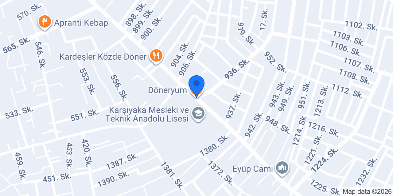 Döneryum konumu