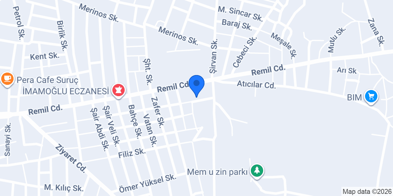 Suruç Engelliler Derneği konumu