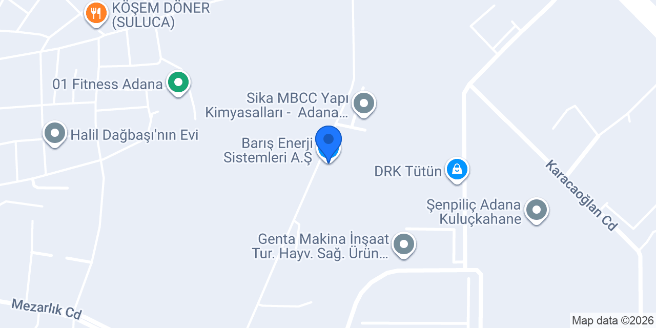 Barış Enerji Sistemleri A.Ş konumu