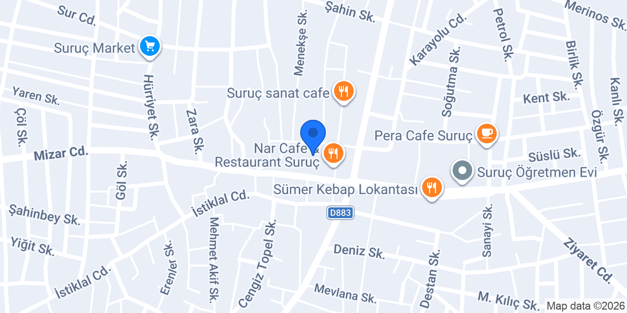 Suruç Taksi konumu
