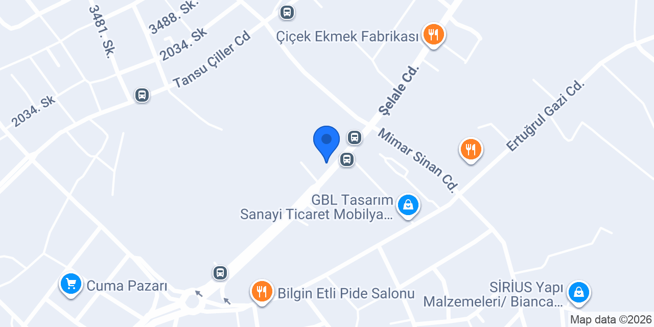 Baysal Otomotiv konumu
