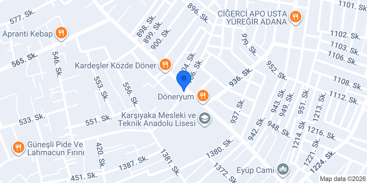 Özcan Market konumu