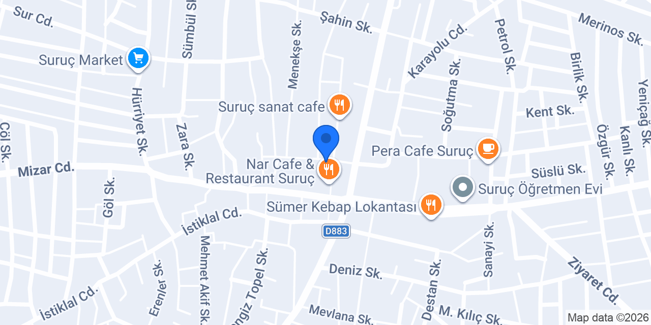 Vodafone Cep Merkezi konumu