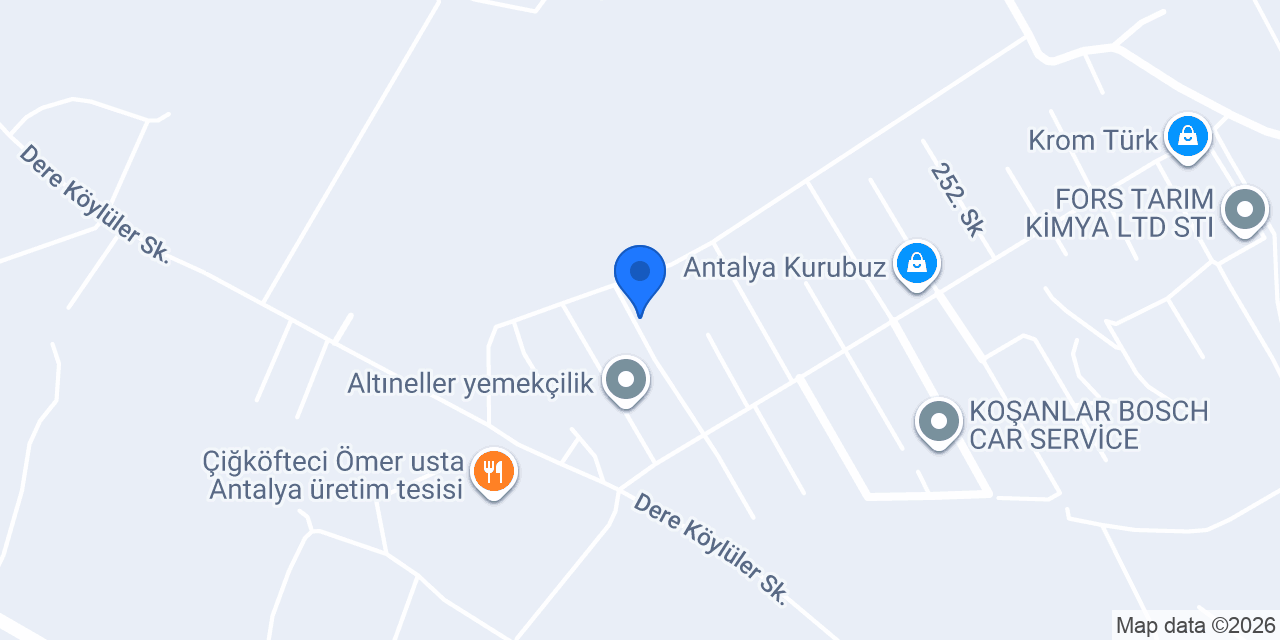 Mozaik Plastik Kasa İmalatı konumu