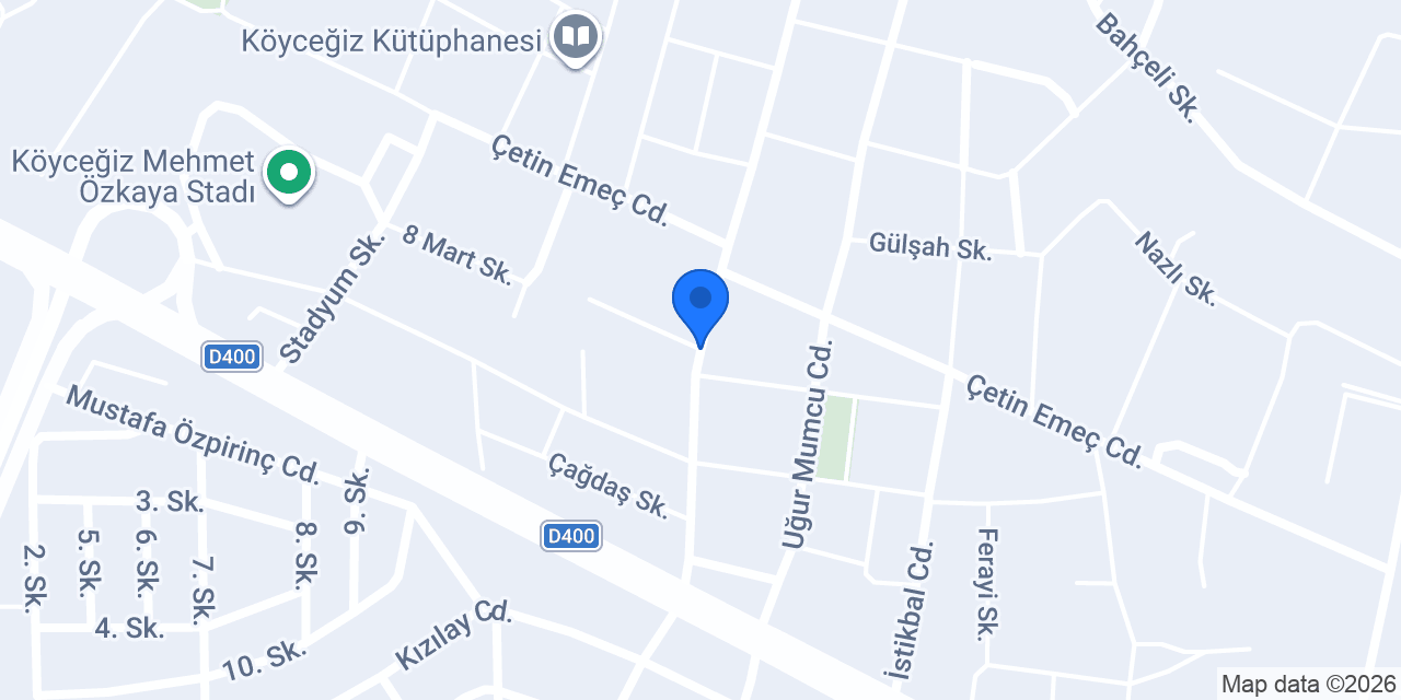 Köyceğiz Duşakabin konumu