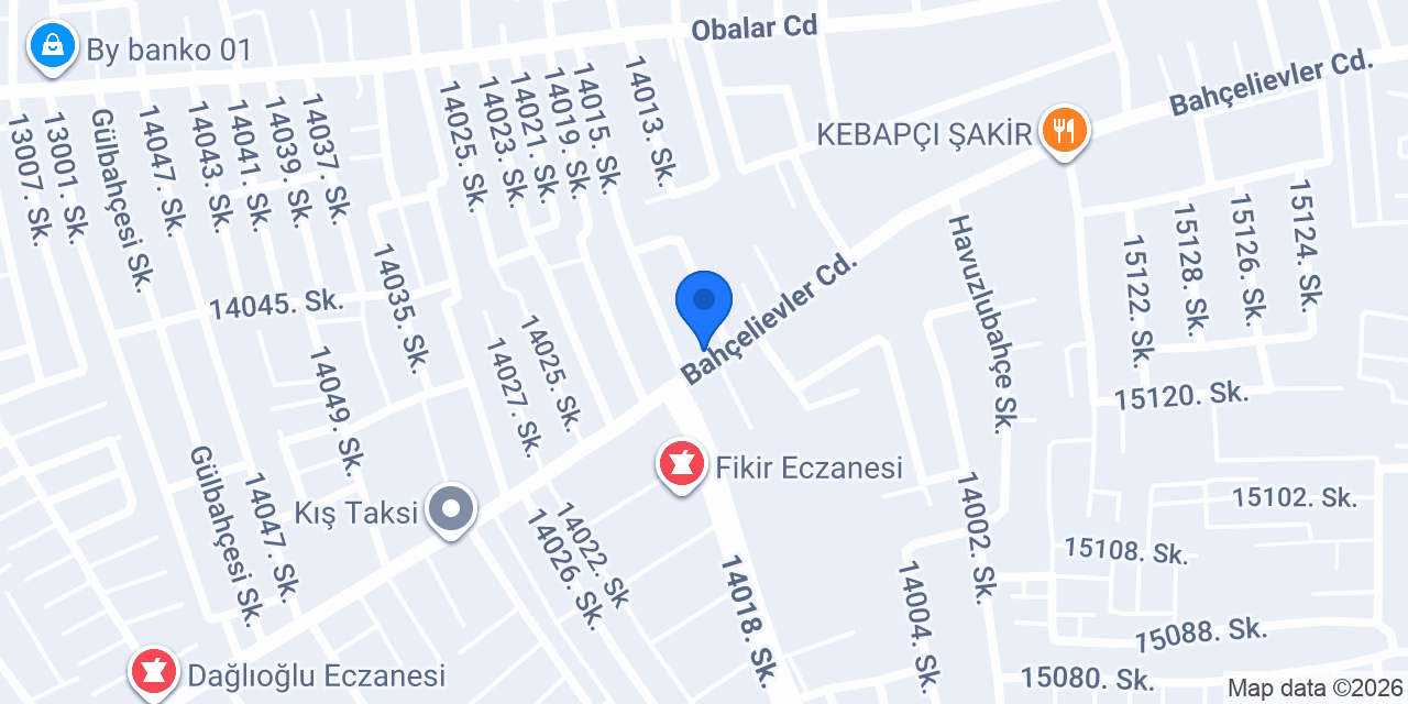 PTT Şube Dağlıoğlu konumu