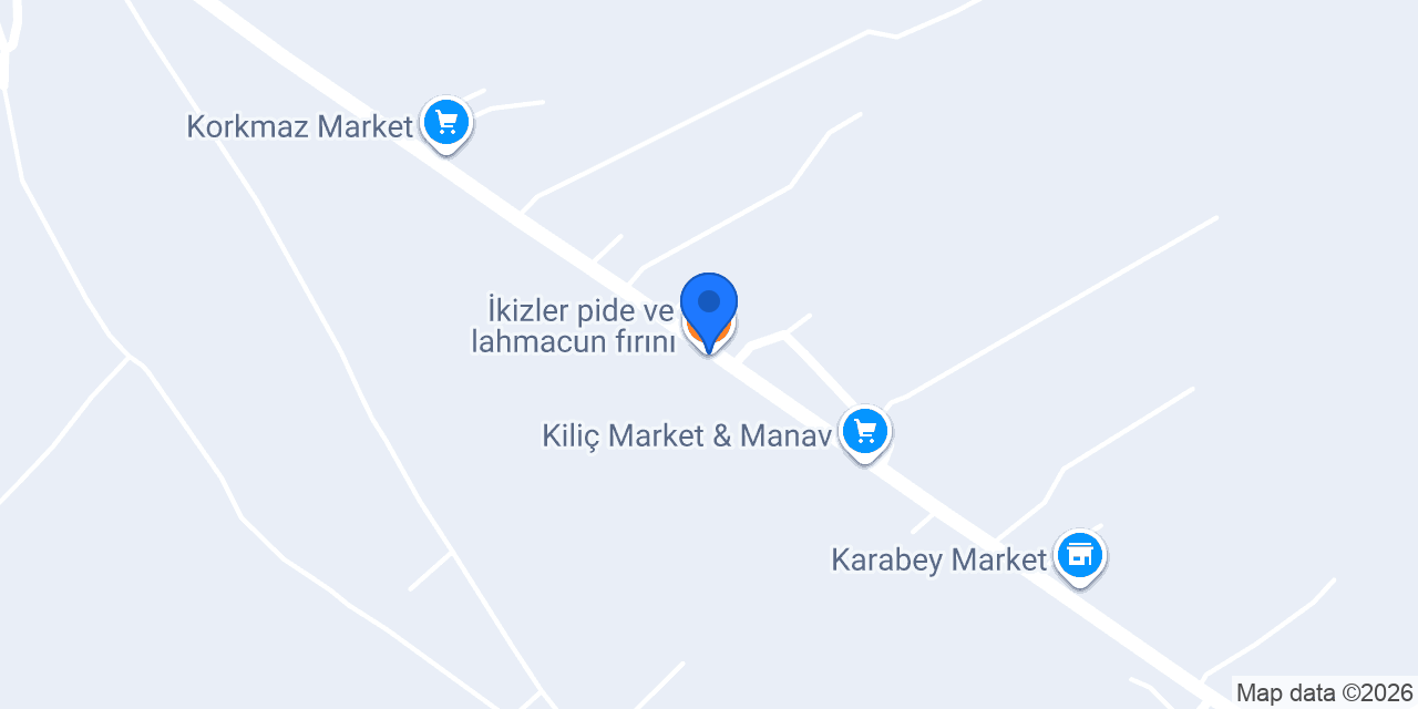 İkizler pide ve lahmacun fırını konumu