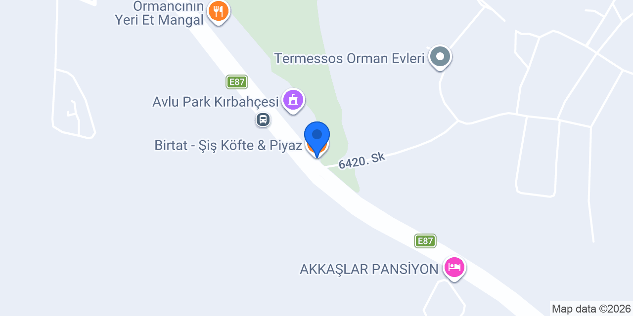 Birtat - Şiş Köfte & Piyaz konumu