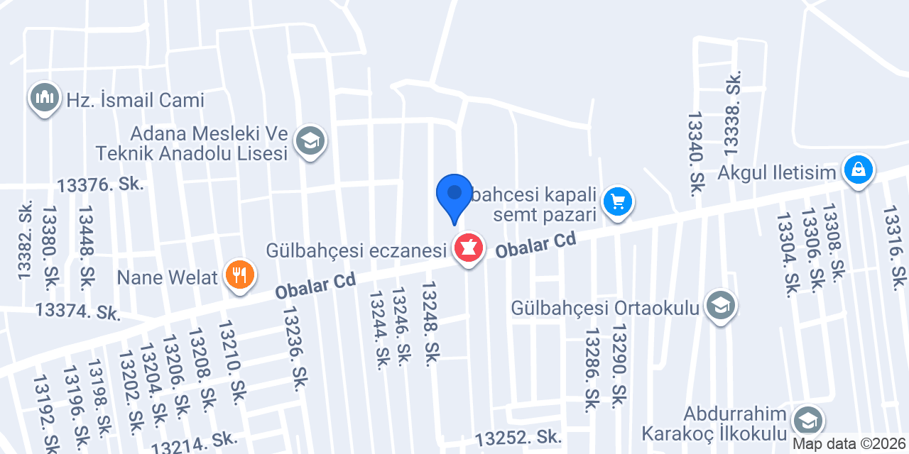 Gülbahçe Aile Sağlığı Merkezi konumu