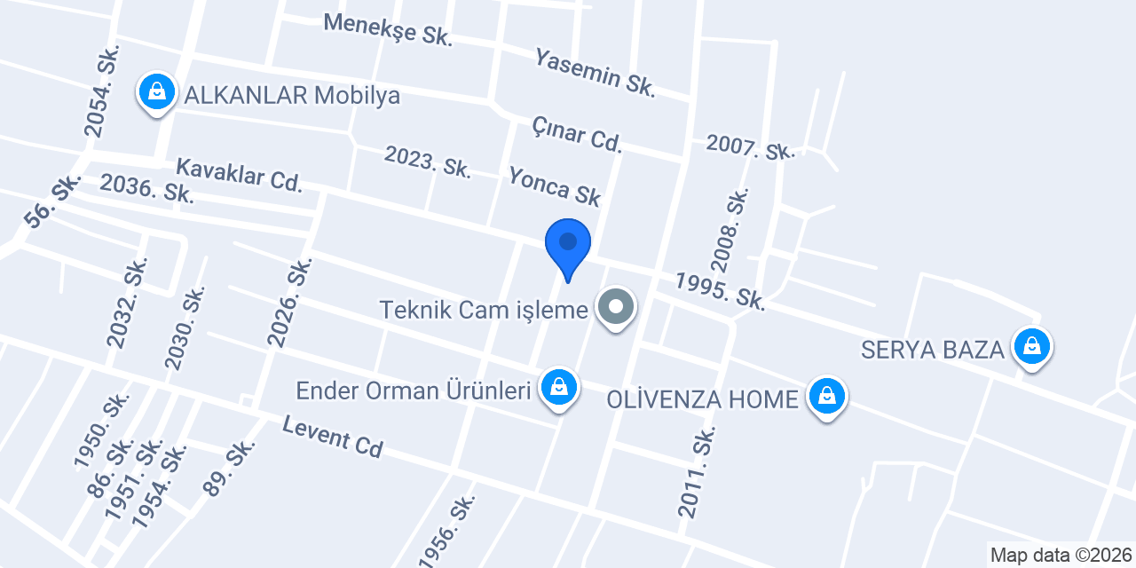 Adana Bengül Mobilya konumu