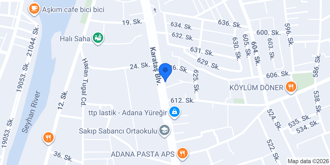 Merih Hırdavat Boya konumu