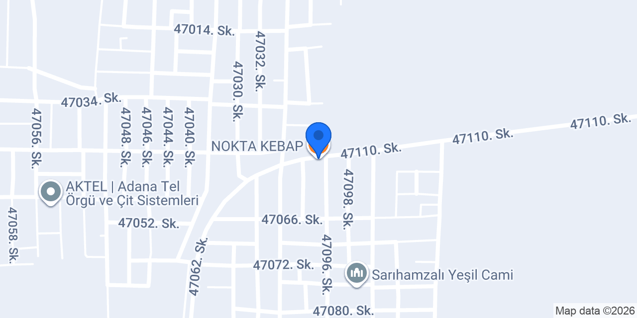 NOKTA KEBAP konumu