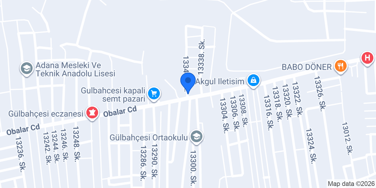 Öz Acar Lahmacun konumu