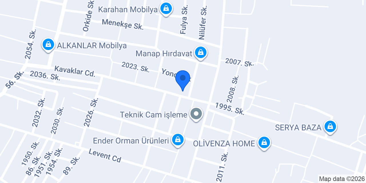 Akset Mobilya konumu