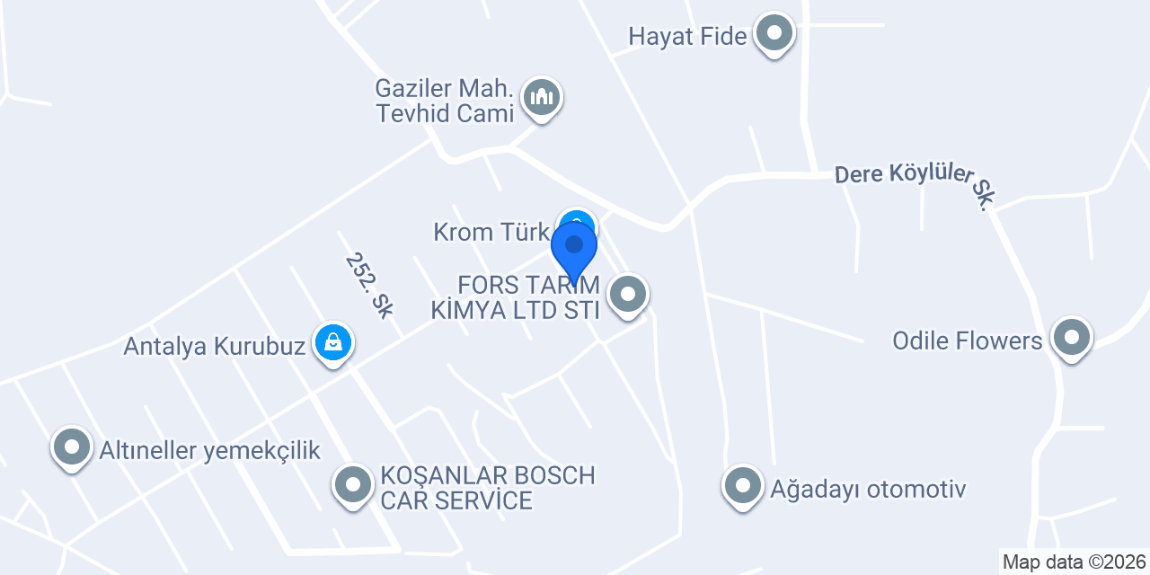BIOGREEN TARIM BİYOLOJİK MÜCADELE SİSTEMLERİ konumu