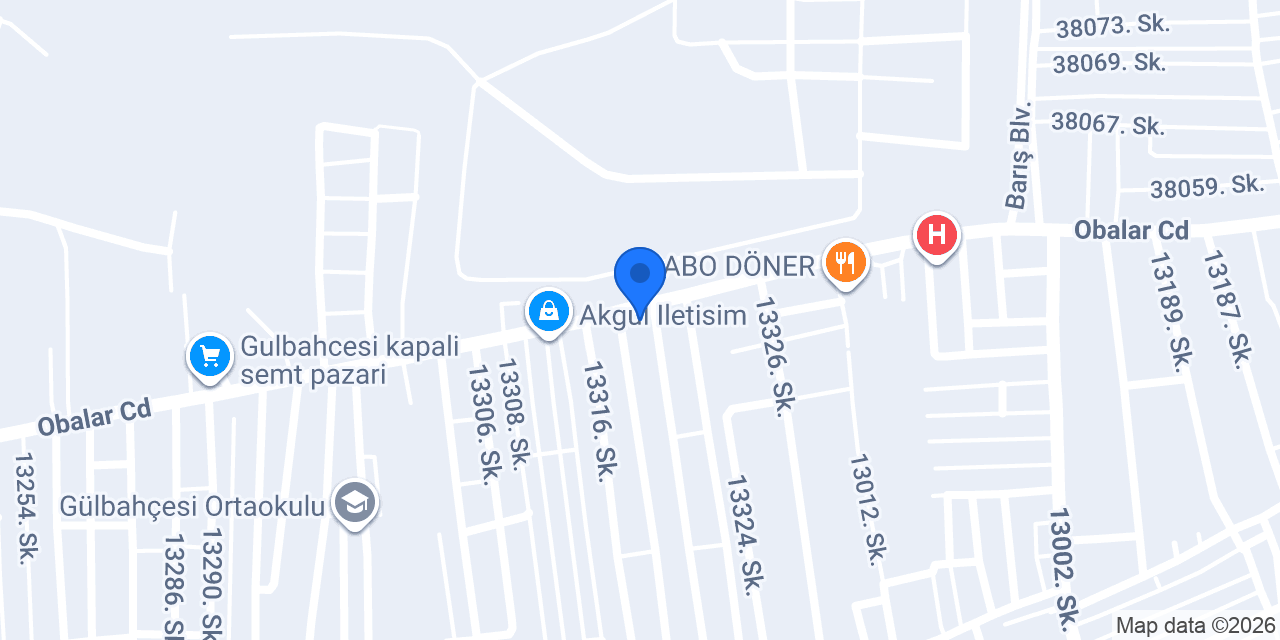 Yeni Kasap konumu
