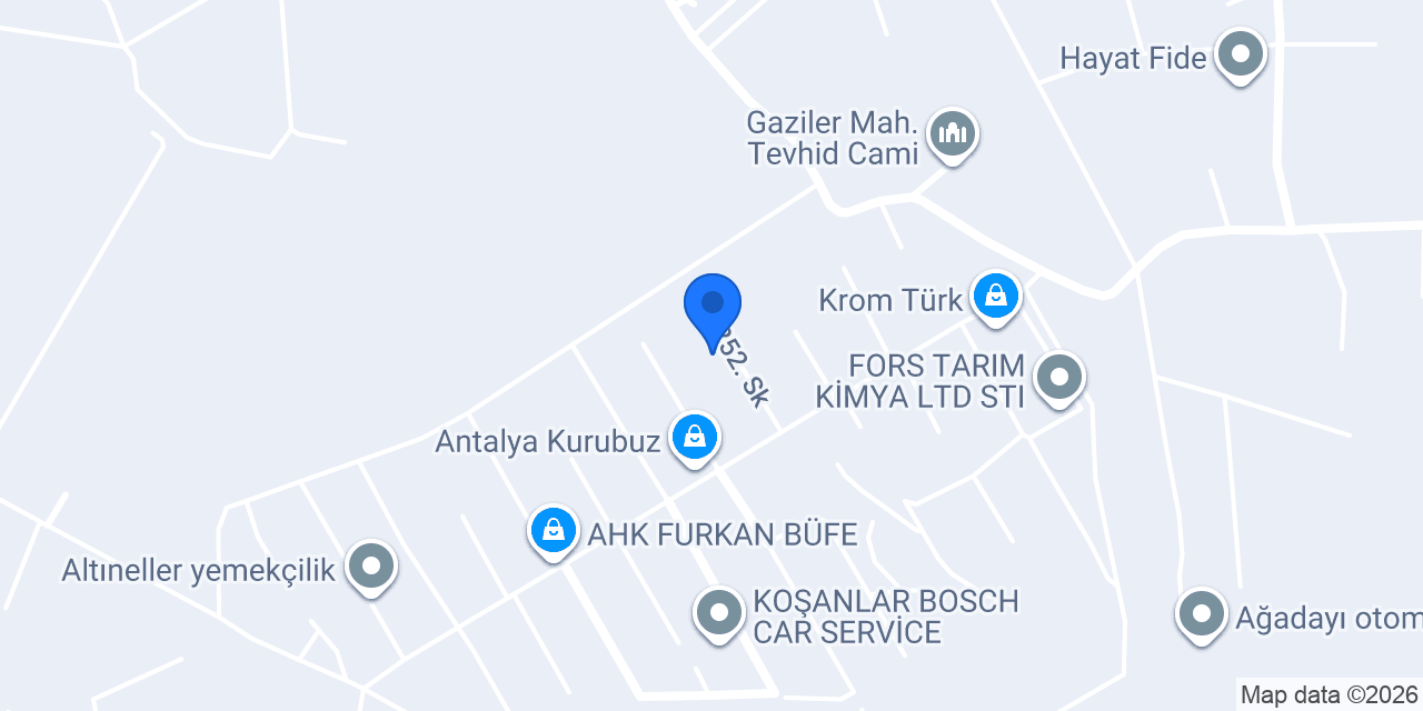 Agromaks Tarim konumu
