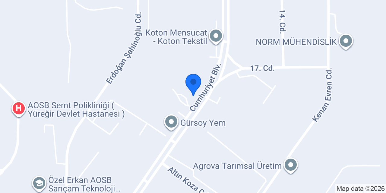 Gap Çay - Eyfel Çay konumu