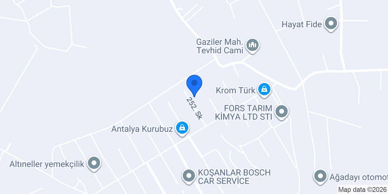 Mena Green Tarım konumu