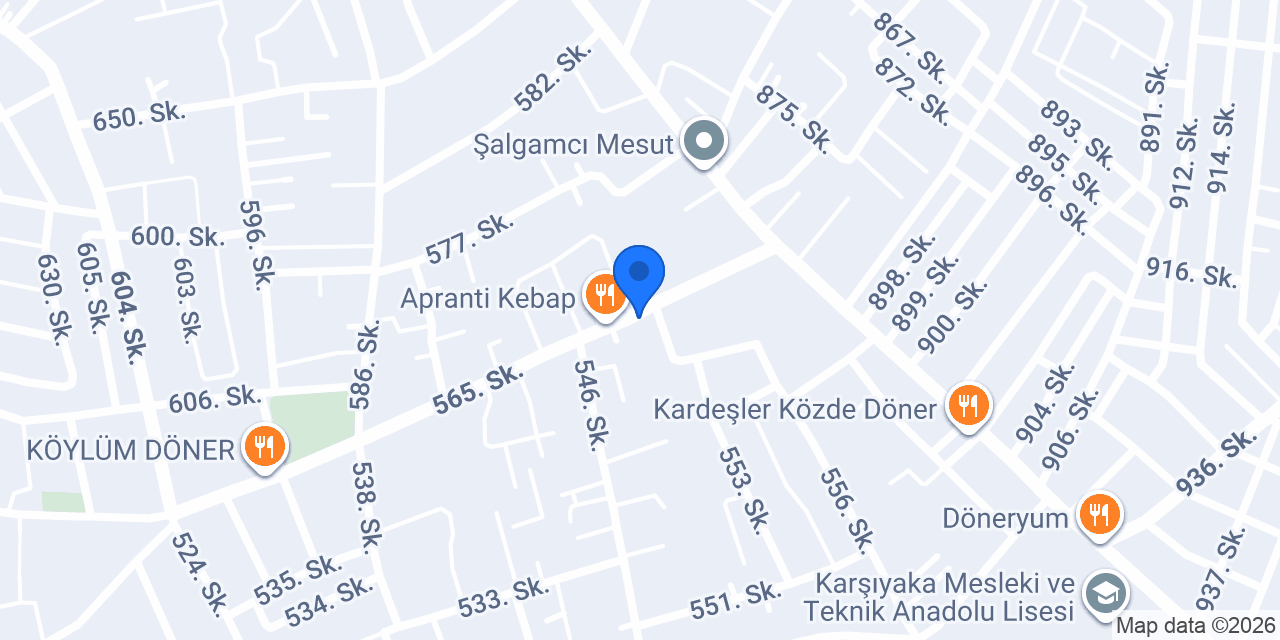 Yusuf Et Toptan & Perakende konumu