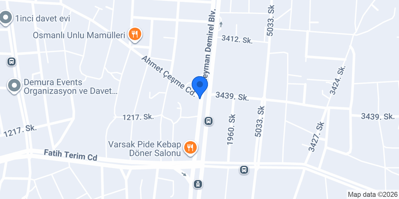 Varsak Taksi konumu
