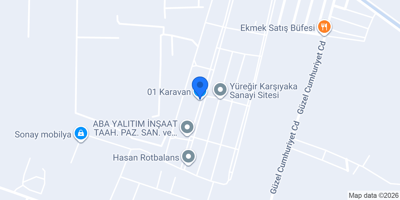 01 Karavan konumu
