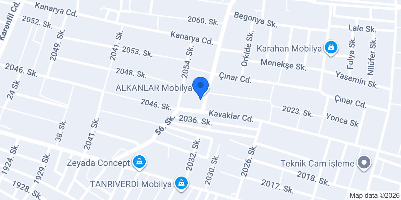 Perla Mobilya Adana konumu