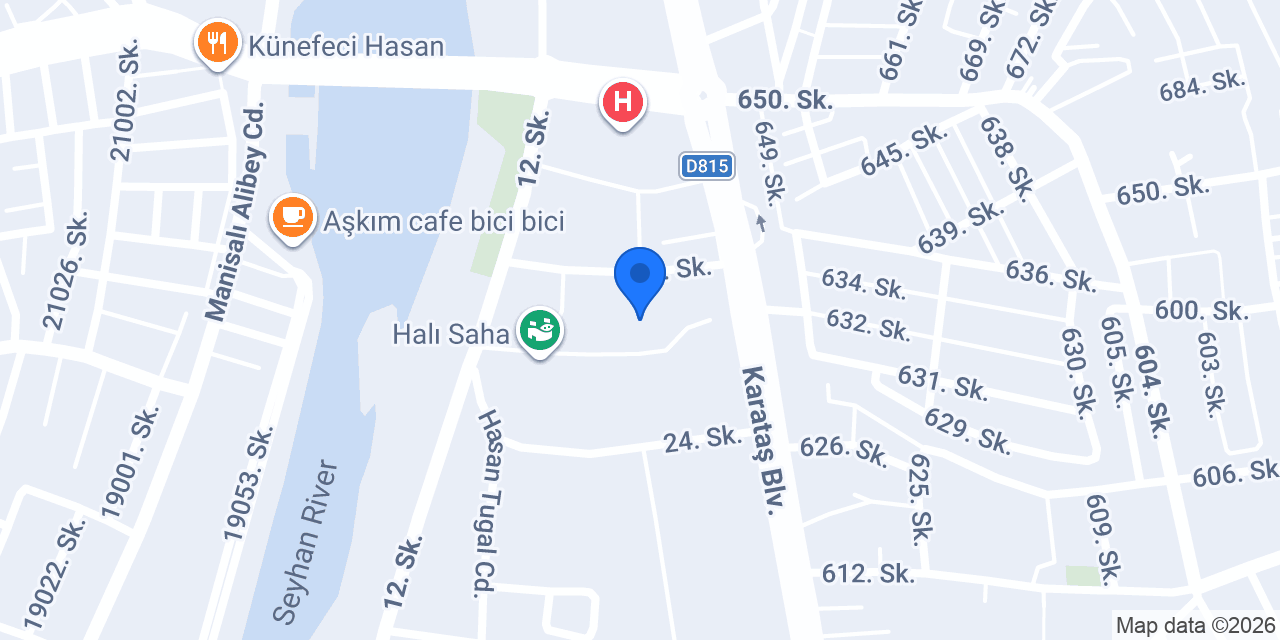 Adana Devlet Tiyatrosu konumu