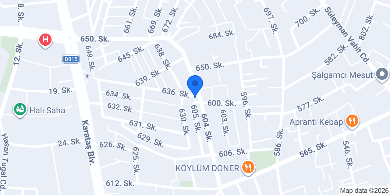Sayılkan Mobilya konumu